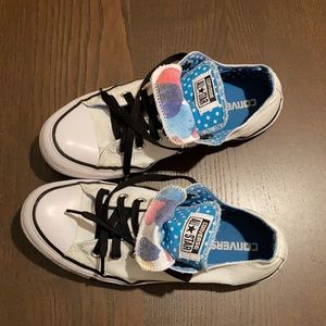 EUC Converse All Stars Double Tongue Sz 8.5